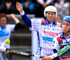Neea Mikkola on pelannut urallaan kaksi B-tyttöjen Itä-Länsi-ottelua. Kuva: Jukka Rasimus.