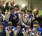 Oulun Lipottaret juhli kolmatta kertaa peräjälkeen B-tyttöjen Halli-SM-turnauksessa.